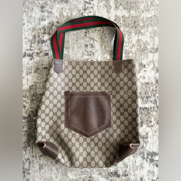 Gucci Vintage Monogram GG Sherry Line Tote Bag - Picture 5 of 11